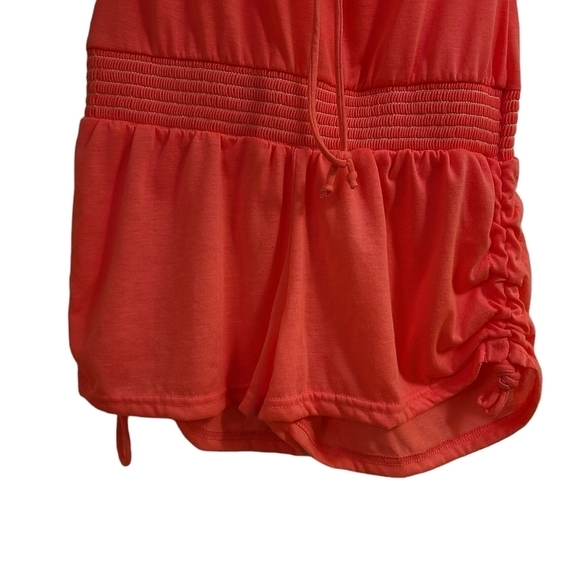 NWT Ingear USA bright pink Y2K strapless one piece romper jumpsuit tube top - Picture 4 of 12